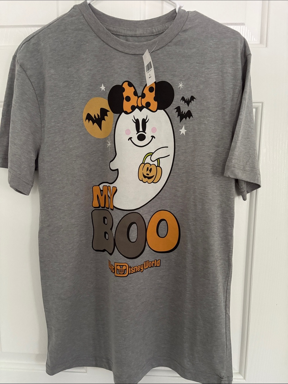 Disney Gray Halloween 'My Boo' Ghost Tee with Orange Accents